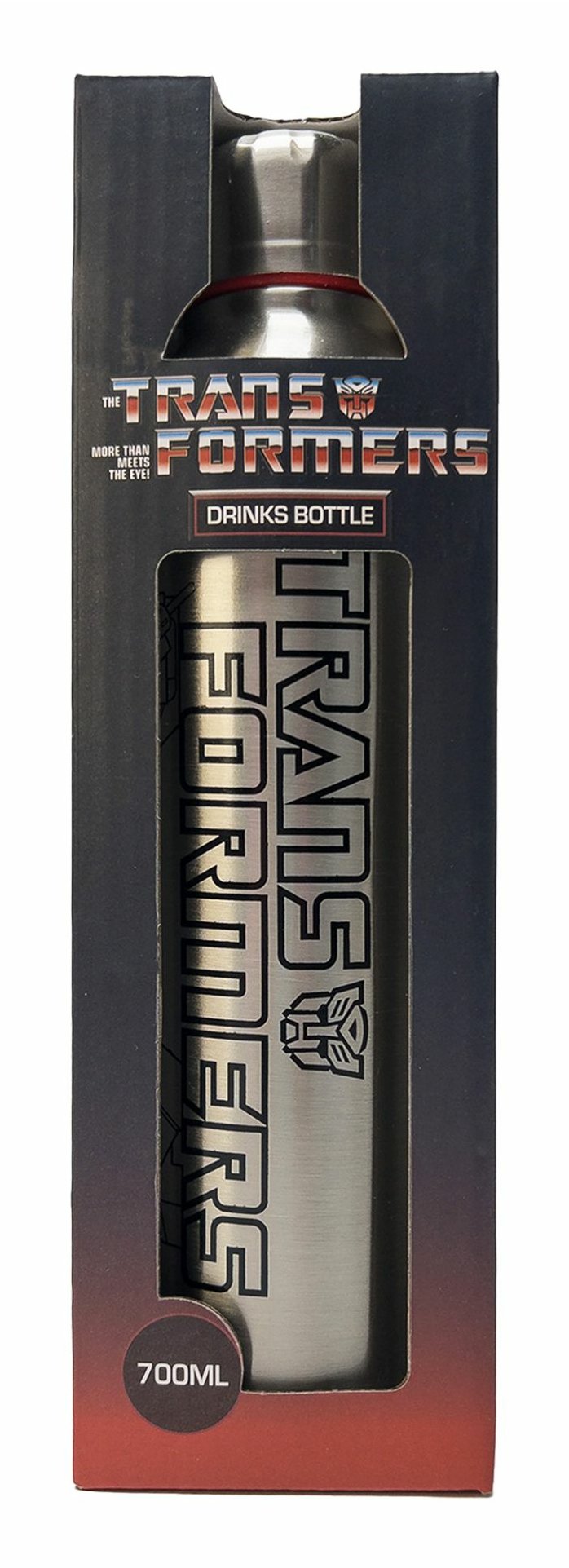 Thumbs Up 5056563717751 Bidón De Agua Uso Diario 700 Ml Acero Inoxidable Negro, Acero Inoxidable