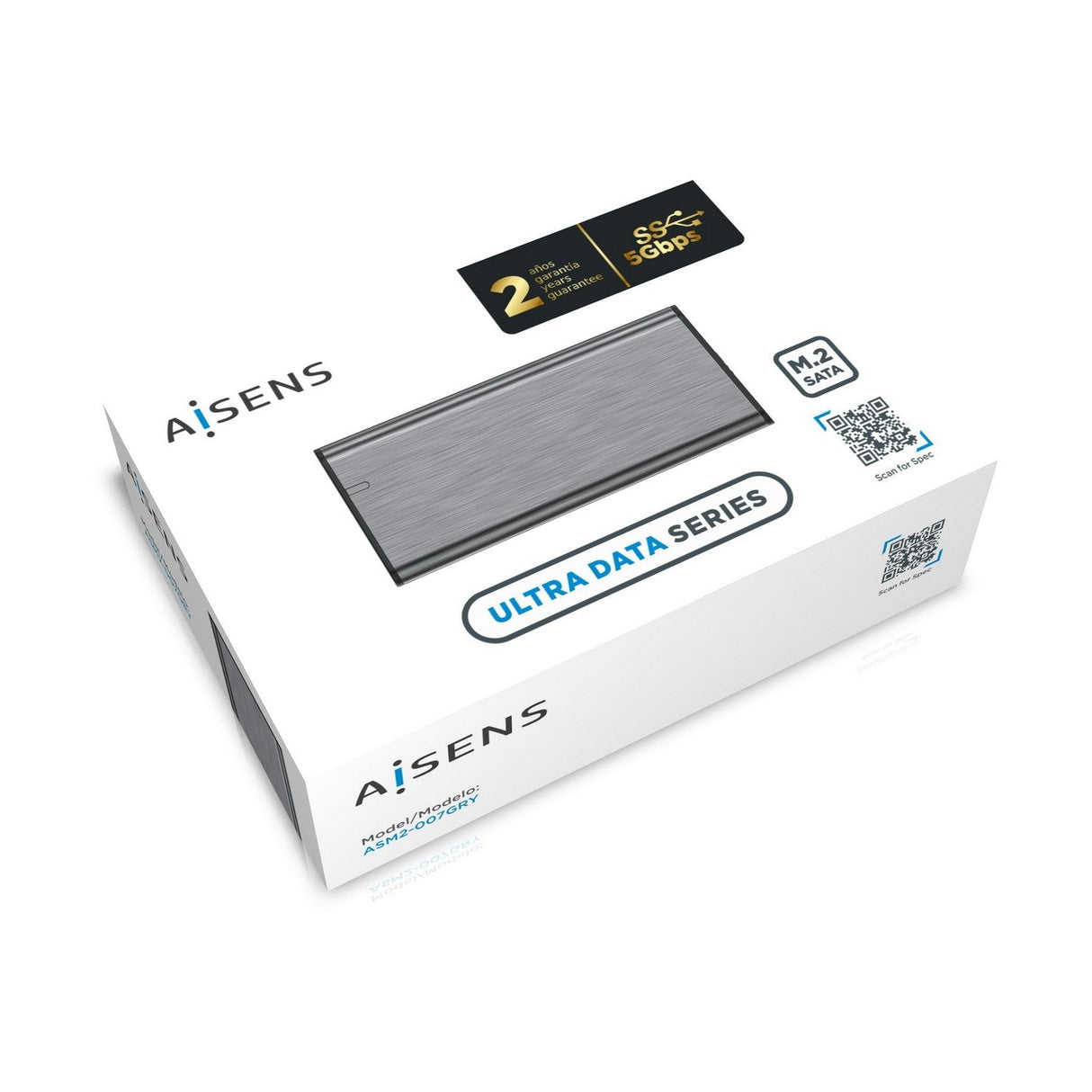 EAN 8436574704518 - AISENS ASM2-007GRY caja para disco duro externo Caja externa para unidad de estado sólido (SSD) imagen 7