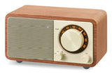 Sangean Wr-7 Plus Cerezo Natural Radio Con Mueble De Madera Fm Bluetooth Aux