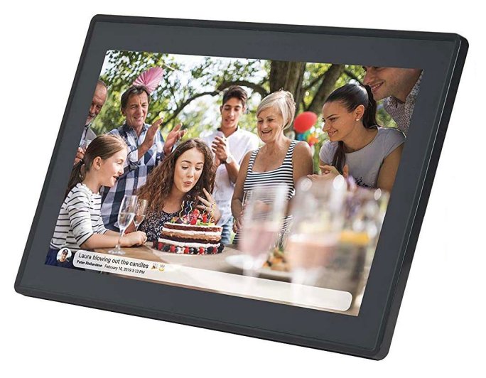 EAN 4000567212546 - Braun Photo Technik DigiFrame 1518 WiFi marco fotográfico digital Negro 39,6 cm (15.6") Pantalla táctil imagen 1