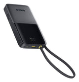 Enerfill Fc51 Bipow2 Pro Digital Display Power Bank With Built-In Cable 10000mah 22.5w Cosmic Black