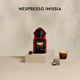 Cafetera De Cápsulas Krups Inissia Xn1005 Ruby Red 0,7 L