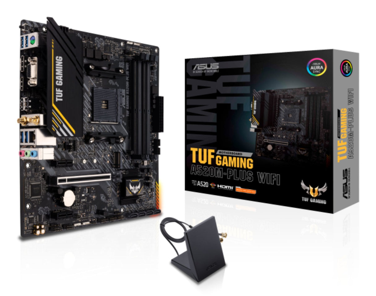 EAN 4711081154273 - ASUS TUF GAMING A520M-PLUS WIFI AMD A520 Zócalo AM4 micro ATX imagen 1