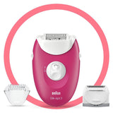 EAN 4210201423461 - Braun Silk-épil 3 3276 20 pinzas Rosa, Blanco imagen 1