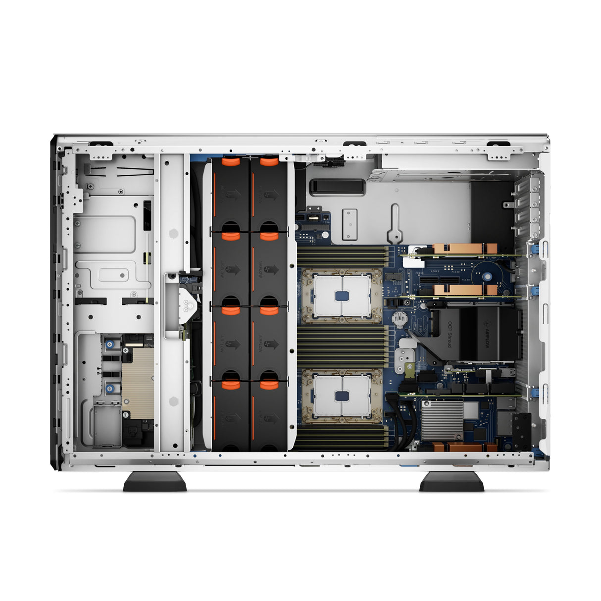 Dell Servidor Poweredge T550 3.5" Chassis Intel® Xeon® Silver 4314 1x 32gb Rdimm 1x 480gb Ssd Sata  Front Perc H755 Front Load Idrac9  Enterprise 15g