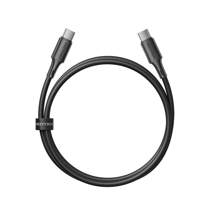 Vention Usb 2.0 Usb-C M-M 3a Cacabl Ble 0.9m Black Pvc