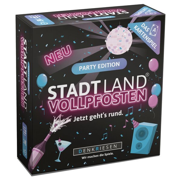 Stadt Land Vollpfosten - Das Kartenspiel - Party Edition
