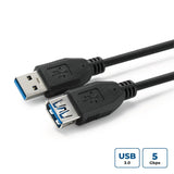 EAN 5711045493515 - Microconnect USB3.0AAF5B cable USB USB 3.2 Gen 1 (3.1 Gen 1) 5 m USB A Negro imagen 1