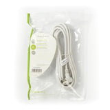 Nedis Cable Coaxial De 90 Db  Iec (Coaxial) Macho En Ángulo - Iec (Coaxial) Hembra En Ángulo  3m