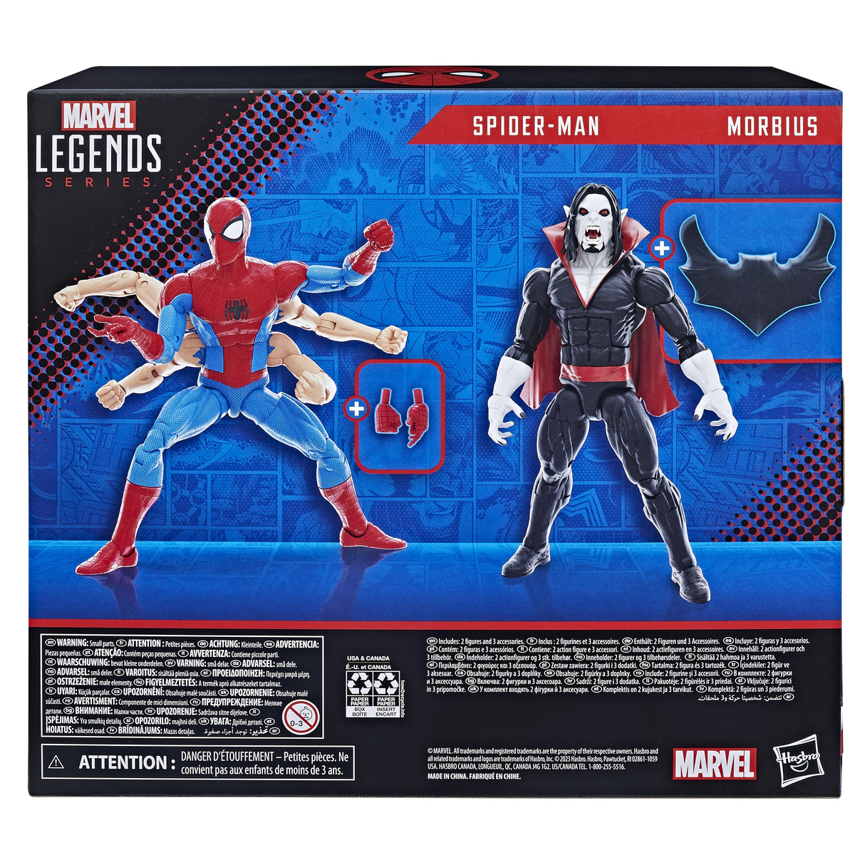 Pack 2 Figuras Hasbro Marvel Legends Series Spider Man & Morbus