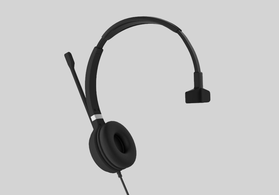 Uh36 Mono Headset Wired  Head-Band Office/Call Center