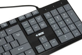 EAN 5903968681272 - iBox IKC2010G teclado Hogar USB QWERTY Inglés Gris, Negro imagen 4