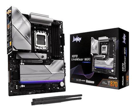 EAN 4711581491823 - Asrock X870 LiveMixer WiFi AMD X870 Zócalo AM5 ATX imagen 6