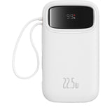 EAN 6932172636289 - Baseus Qpow2 Dual-Cable Digital Display Fast Charge Power Bank 10000mAh 22.5W Stellar White Polímero de l imagen 6