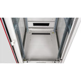 Roline 19-Zoll Netzwerkschrank Pro 36 He, 600x800 Bxt Glastr Grau