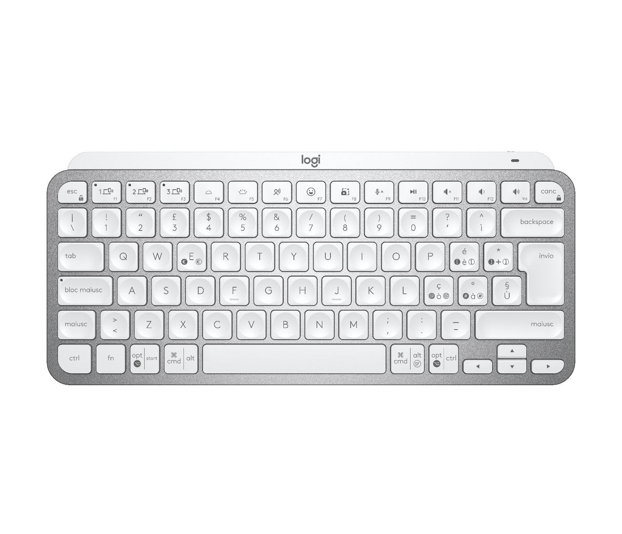 Mx Keys Mini Wless Illumi Grey Kbd It