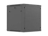 Lanberg Rack Cabinet 19in Wall-Mount 12u 600x600 Flat Pack With Perforated Door Black