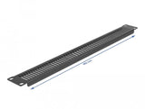 Delock 66670 Accesorio De Bastidor Panel Ciego De Relleno Para Rack Con Ventilación Y Bisagras (2u)