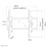 EAN 8717371440596 - Neomounts PLASMA-W200 soporte para TV 2,16 m (85") Plata imagen 7