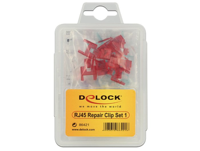 Delock Clip De Reparación Rj45  40 Piezas Set  1 - 86421