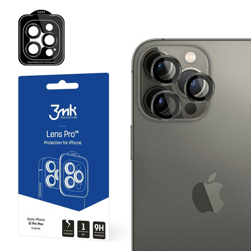 3mk Lens Protection Pro Graphite Do Apple Iphone 15 Pro Max