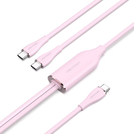 EAN 6922794774247 - Vention CTMPG cable USB USB 2.0 0,5 m USB C 2 x USB C 0,48 Gbit/s Rosa imagen 1
