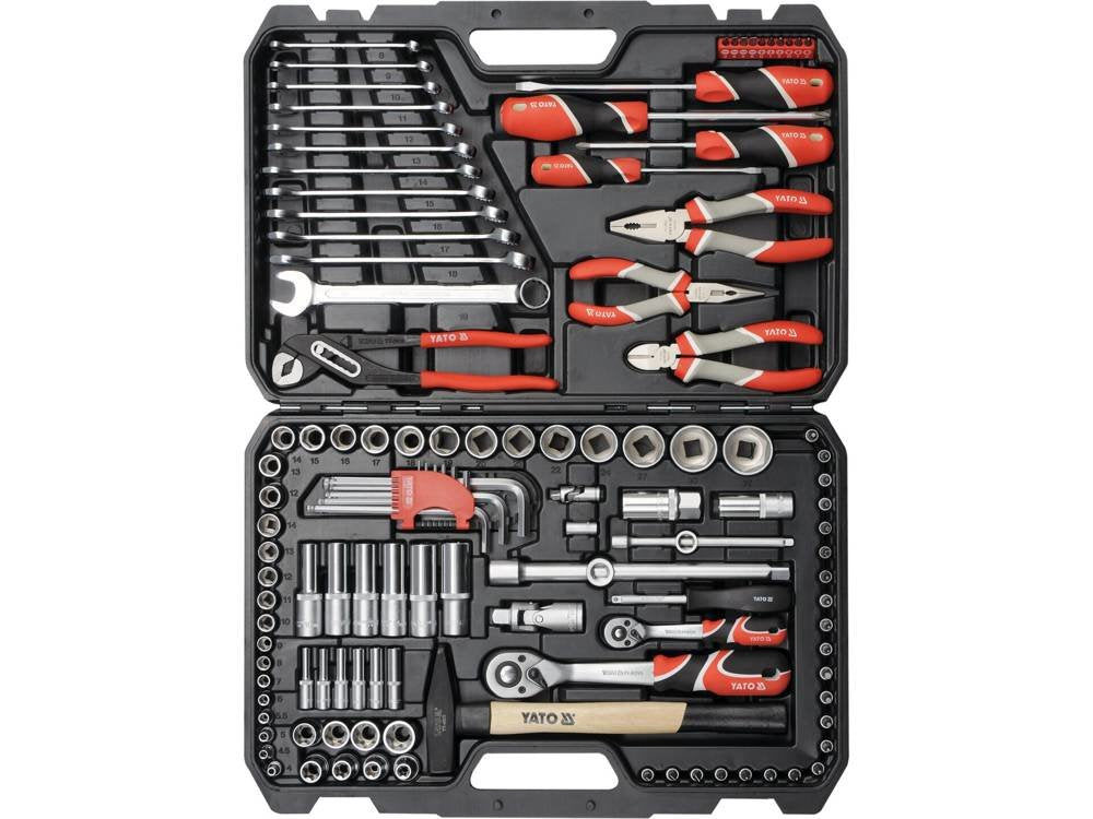 Juego De Herramientas Yato Yt-38901  Xxl 1/4-1/2" 122 Elementos