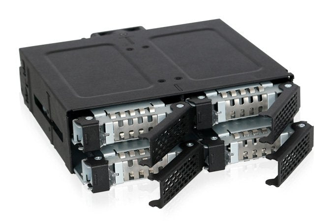 Icy Dock Mb607sp-B Panel Bahía Disco Duro 13,3 Cm (5.25") Funda De Disco Duro Negro