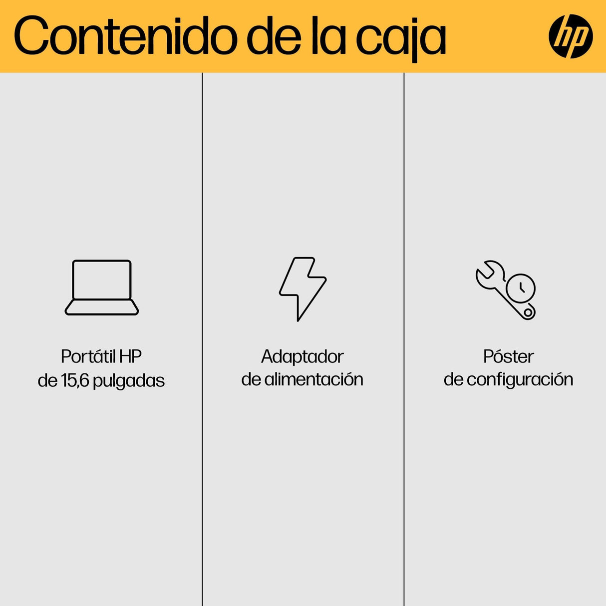 Portatil Hp 15-Fc0014ns Ryzen 3-7320u 8gb 512gb 15,6" W11