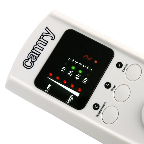 Camry Premium Cr 7407 Manta Eléctrica Y Almohadilla Calentador De Cama Eléctrico 60 W Beige Vellón