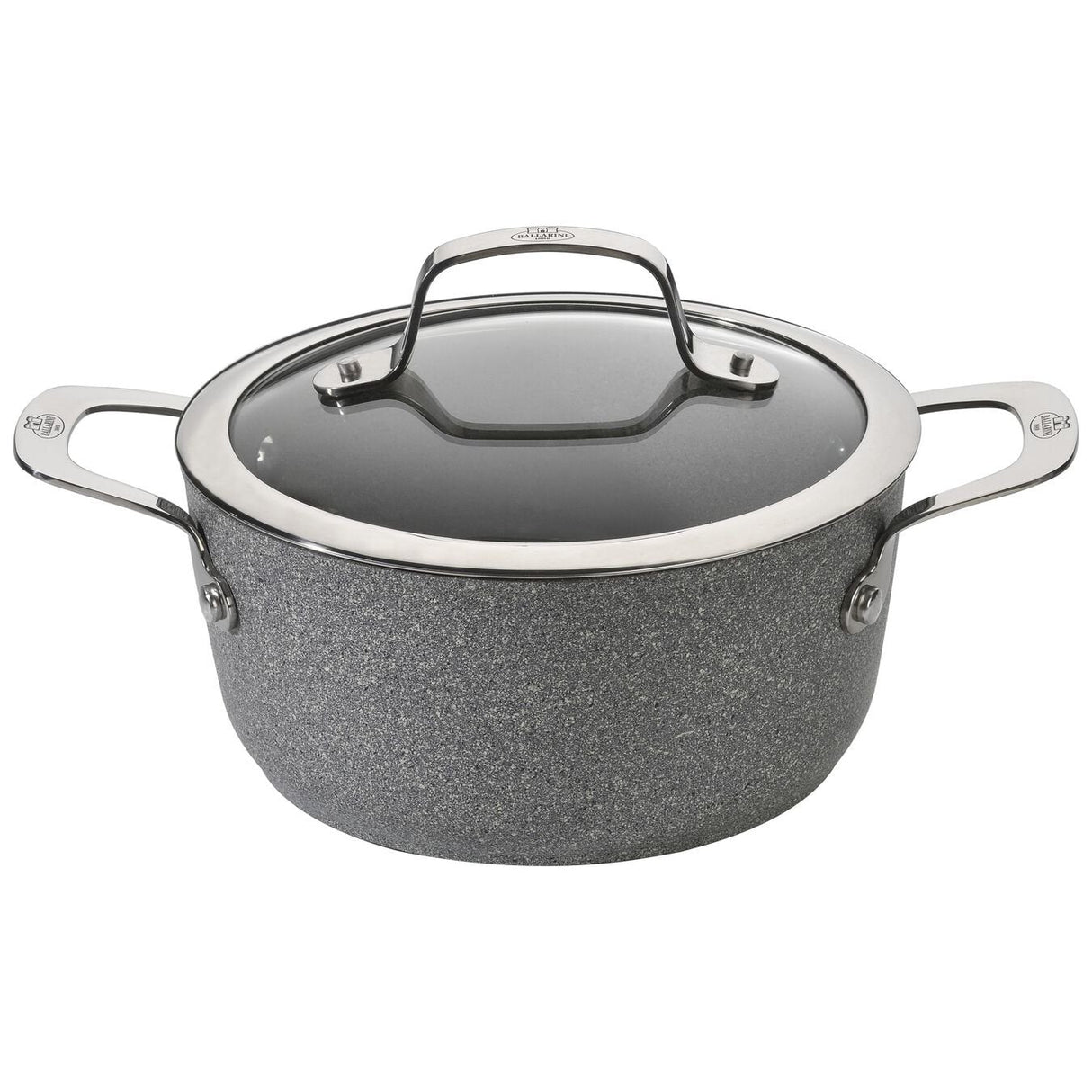 Olla Ballarini Salina Granitium Con Tapa De Granito 24 Cm 75002-829-0
