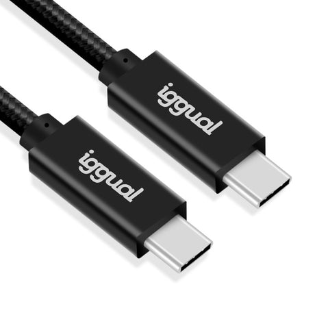 EAN 8435364320402 - iggual IGG320402 cable USB USB 3.2 Gen 2 (3.1 Gen 2) USB C Negro imagen 1