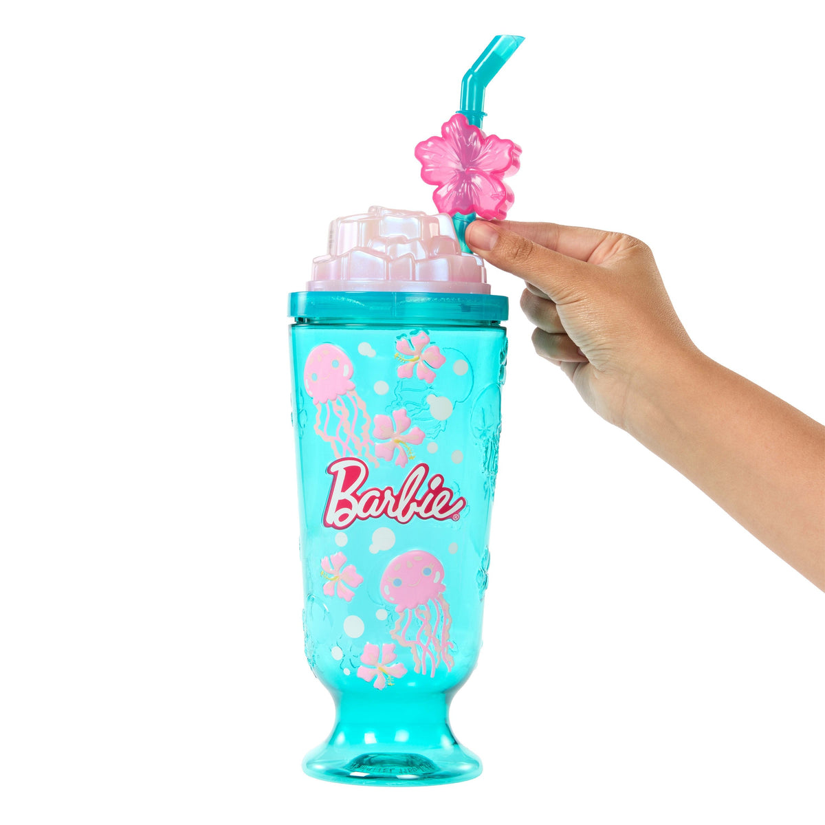 Muñeca Granizado De Mar Copa Azul Pop Reveal Barbie