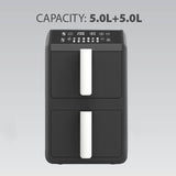 EAN 4897144673353 - Maestro MR-761 freidora Doble 10 L Independiente 2400 W Freidora de aire caliente Negro imagen 4