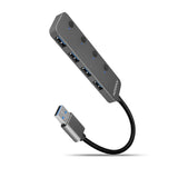 EAN 8595247905642 - Axagon HUE-MSA Superspeed USB-A Switch Hub 4x USB 3.0 aktiv - 20cm schwarz USB 3.2 Gen 1 (3.1 Gen 1) Type imagen 1