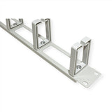 Value 19-Zoll-Frontplatte, 5 Cablesen Typ C, Cabledurchfhrung, Grau
