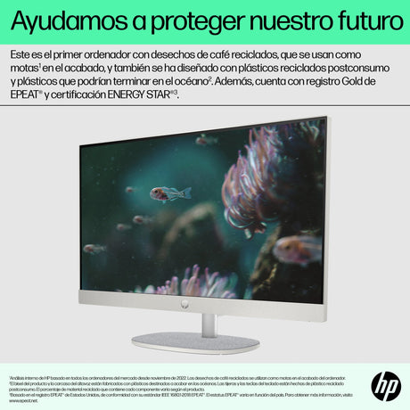 EAN 0198990669786 - HP 24 -cr0044ns PC Intel® Core™ i3 i3-1315U 60,5 cm (23.8") 1920 x 1080 Pixeles PC todo en uno 8 GB DDR4- imagen 7
