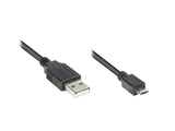 EAN 4014619675128 - Alcasa 2510-MB02 cable USB USB 2.0 1,8 m USB A Micro-USB B Negro imagen 1