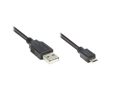EAN 4014619675128 - Alcasa 2510-MB02 cable USB USB 2.0 1,8 m USB A Micro-USB B Negro imagen 1