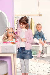 Zapf Creation Baby Born® Sister Styling Head Princess, Cabeza De Maquillaje Y Peluquería 835432