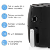 Freidora Por Aire Sin Aceite Princess Digital Xxl 182025 1500w Capacidad 4.5l