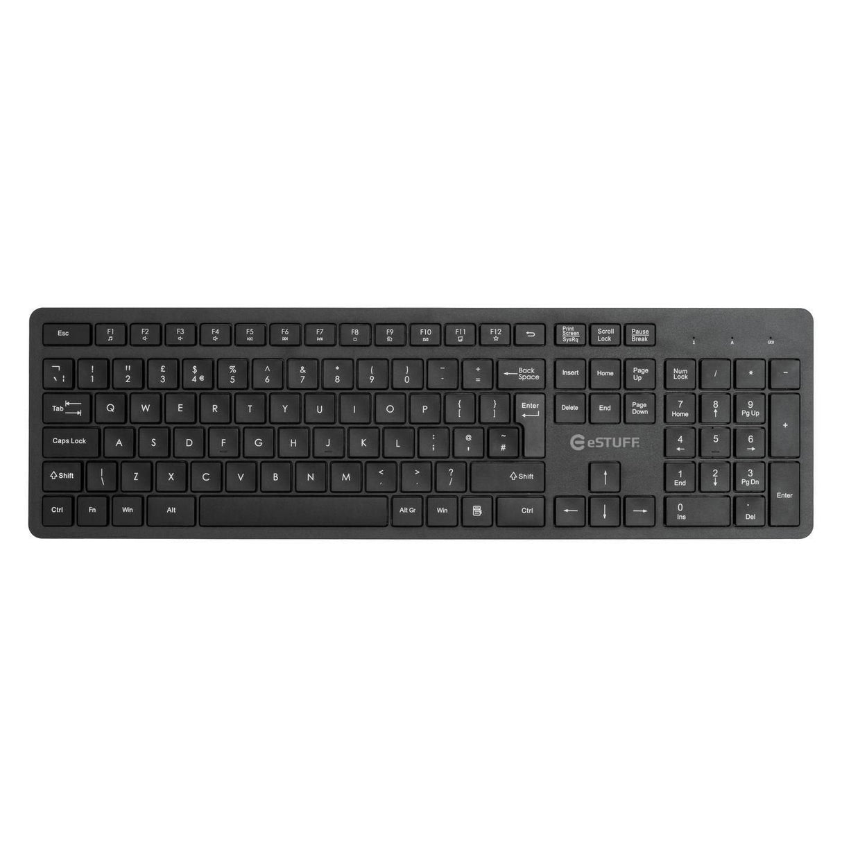 Gearlab Glb212302 Teclado Usb Qwerty Inglés Del Reino Unido Negro