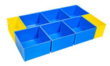 Proclick Bc3 Ct M 74 Conjunto De Caja De Herramientas Plástico Azul, Amarillo