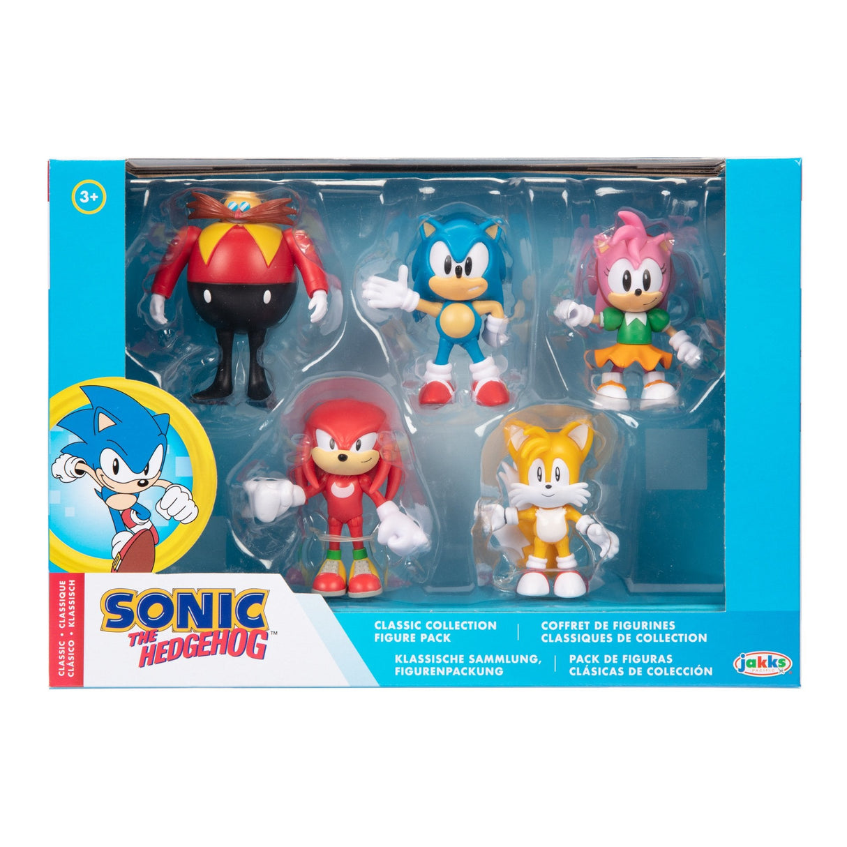 Blister 5 Figuras Sonic The Hedgehod  6cm