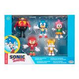 Blister 5 Figuras Sonic The Hedgehod  6cm