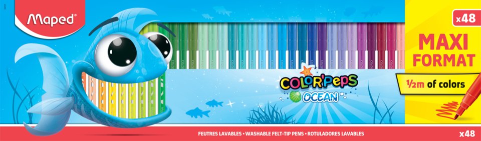 Rotu Mapedpeps Ocean Caja De 48u