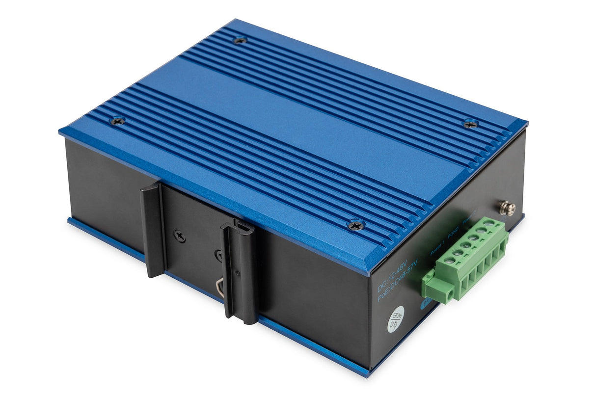 EAN 4016032485469 - Digitus DN-651133 switch No administrado Fast Ethernet (10/100) Energía sobre Ethernet (PoE) Negro, Azul imagen 2