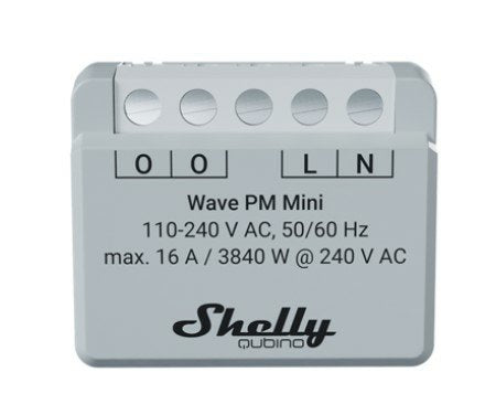 Shelly · Unterputz · \"Wave Pm Mini\" · Relais · Max. A · 1 Kanal · Z-Wave