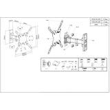 EAN 0766623461399 - Manhattan 461399 soporte para monitor 106,7 cm (42") Negro imagen 7
