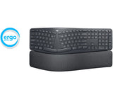 Teclado Italiano Logitech Ergo K860 Rf Wireless + Bluetooth Grafito